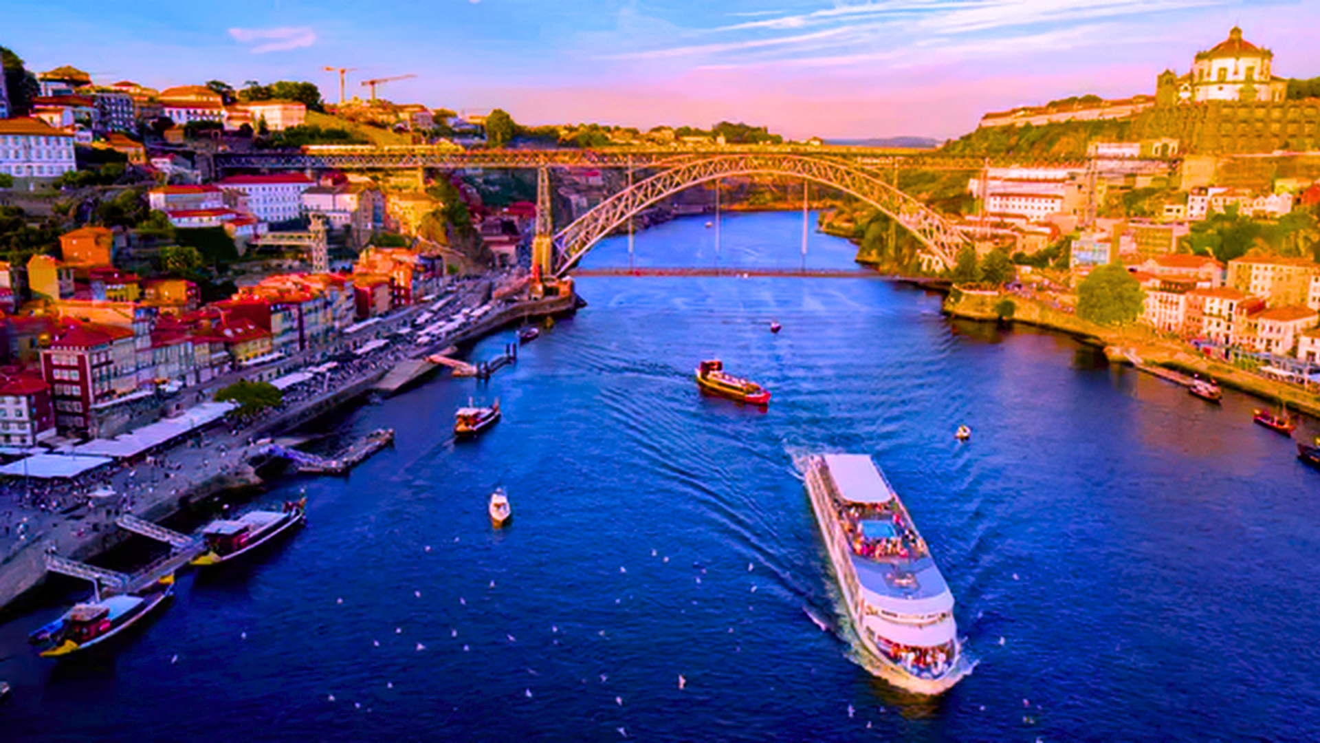 Luís I Bridge and the Douro River in Porto