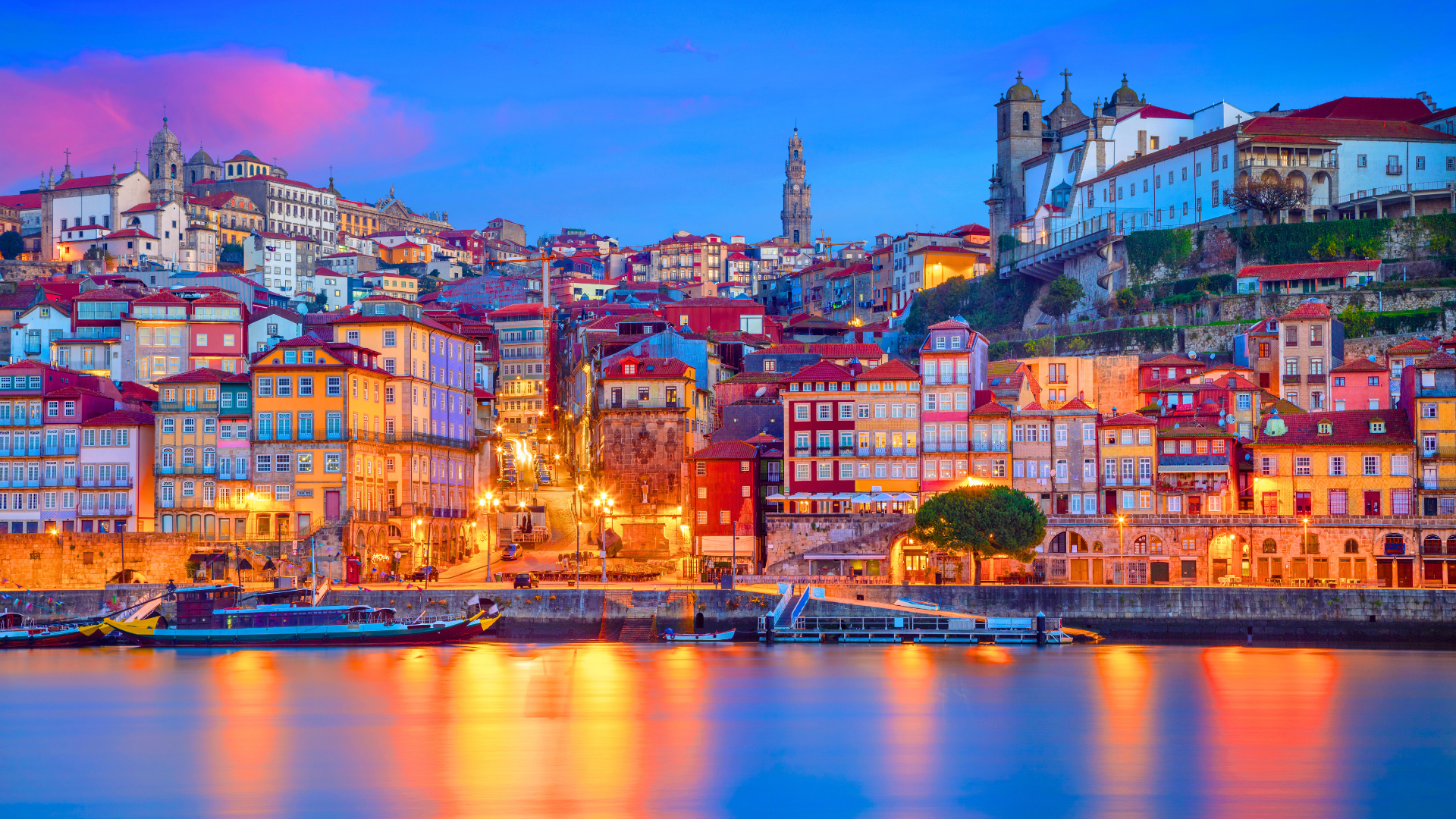 View of Ribeira in Porto