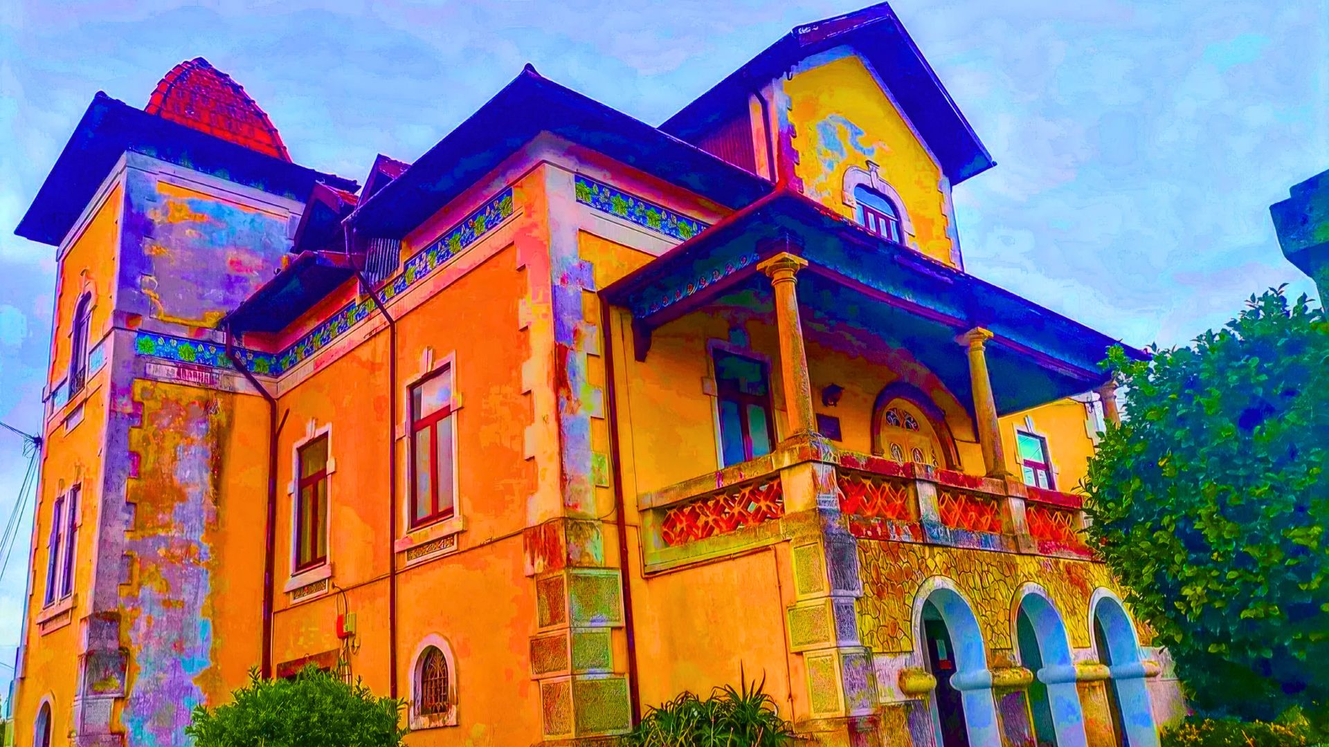 Traditional building in Vila Nova de Gaia