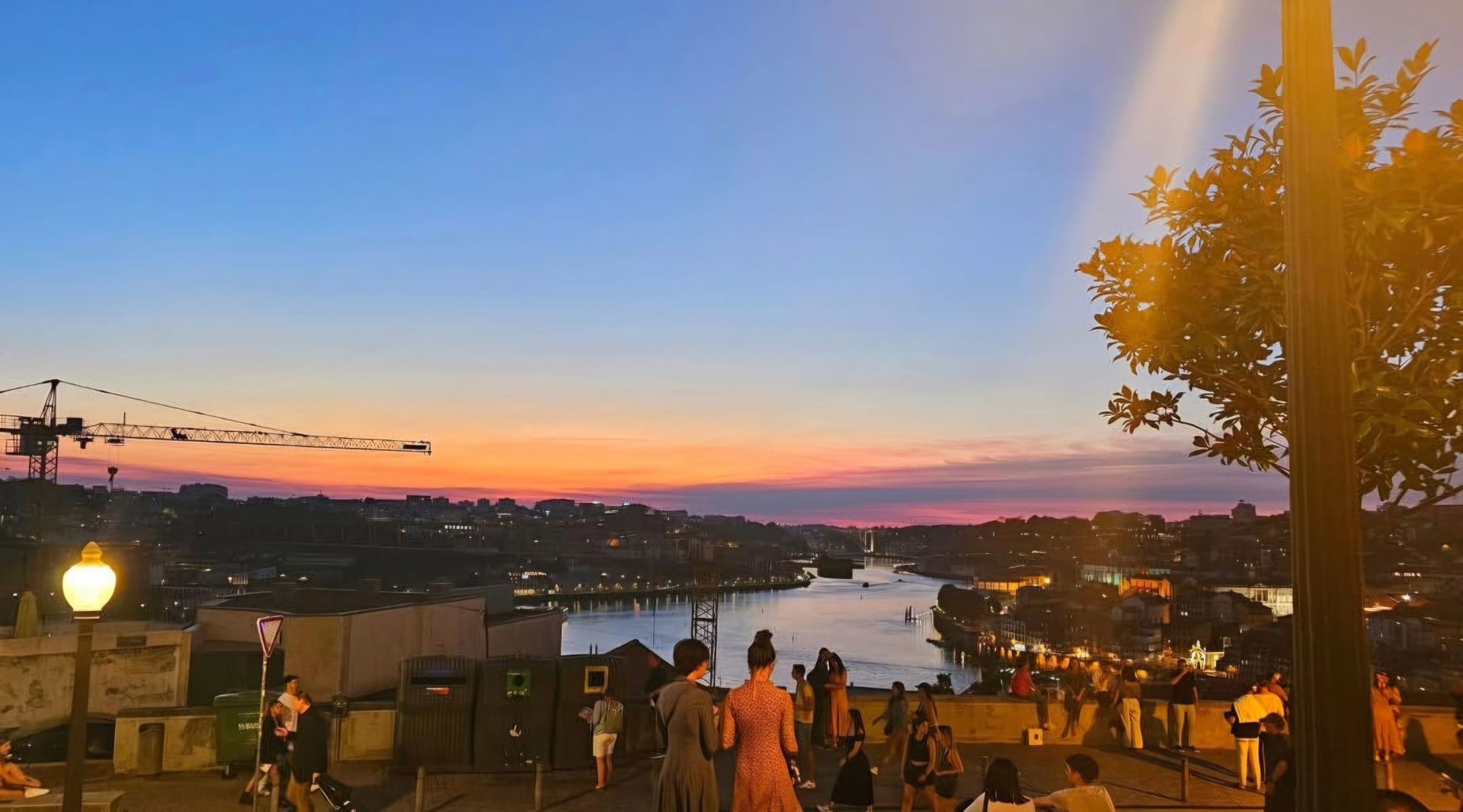 View from Jardim do Morro tod Douro River