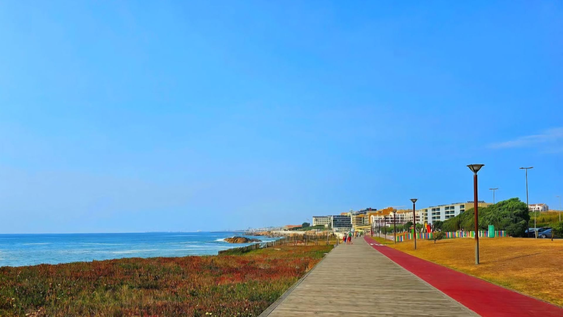 Beach on the coast of Vila Nova de Gaia