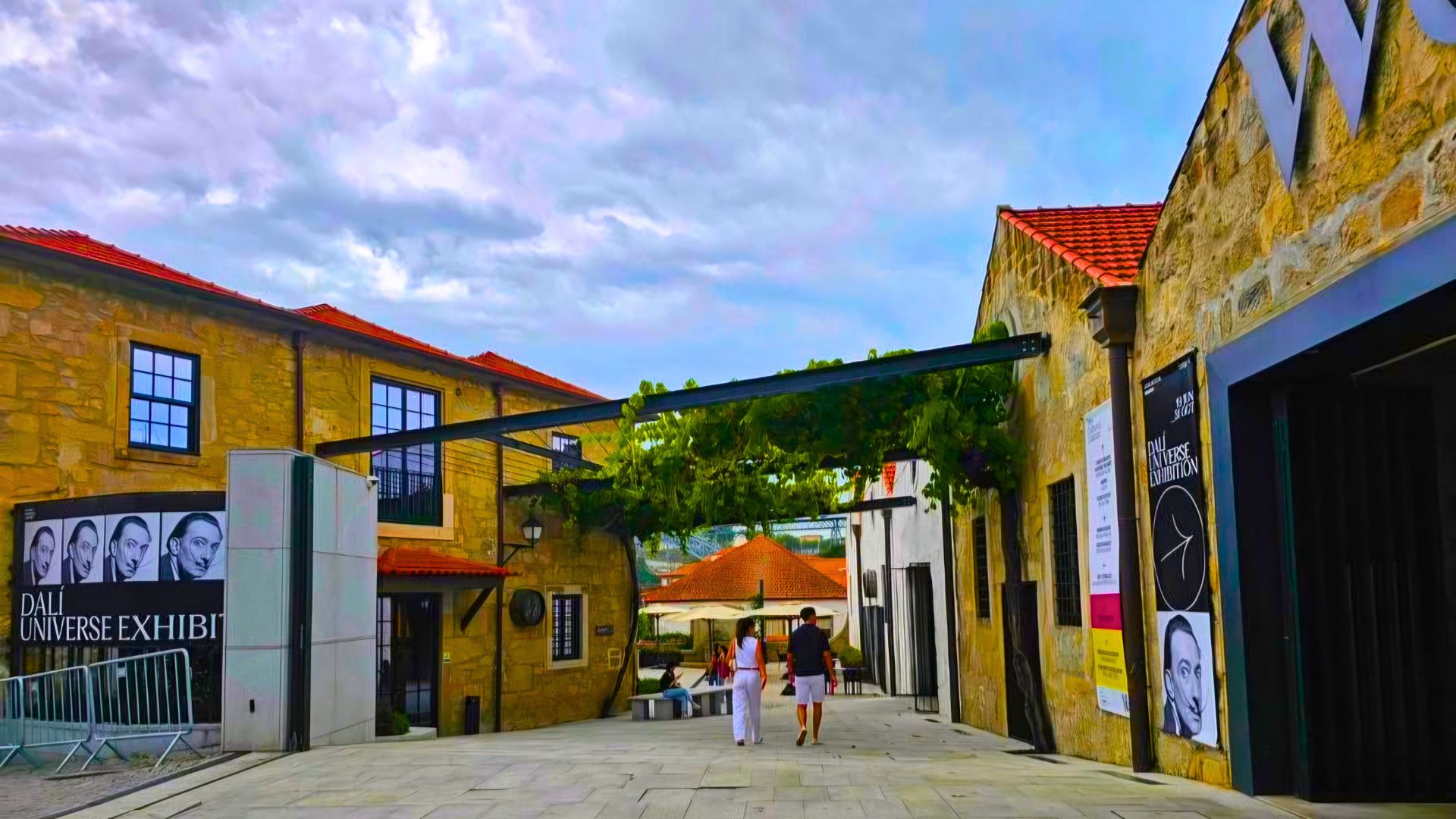 Riverside building in Gaia facing Porto