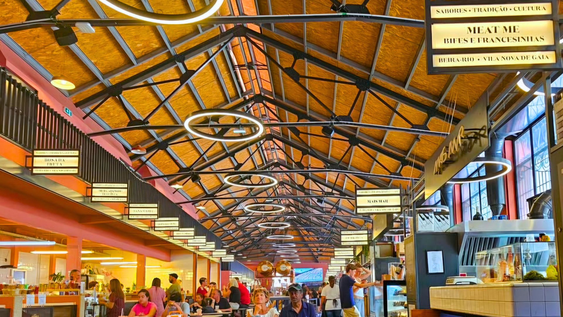 Restaurants along Ribeira and Gaia riverfront