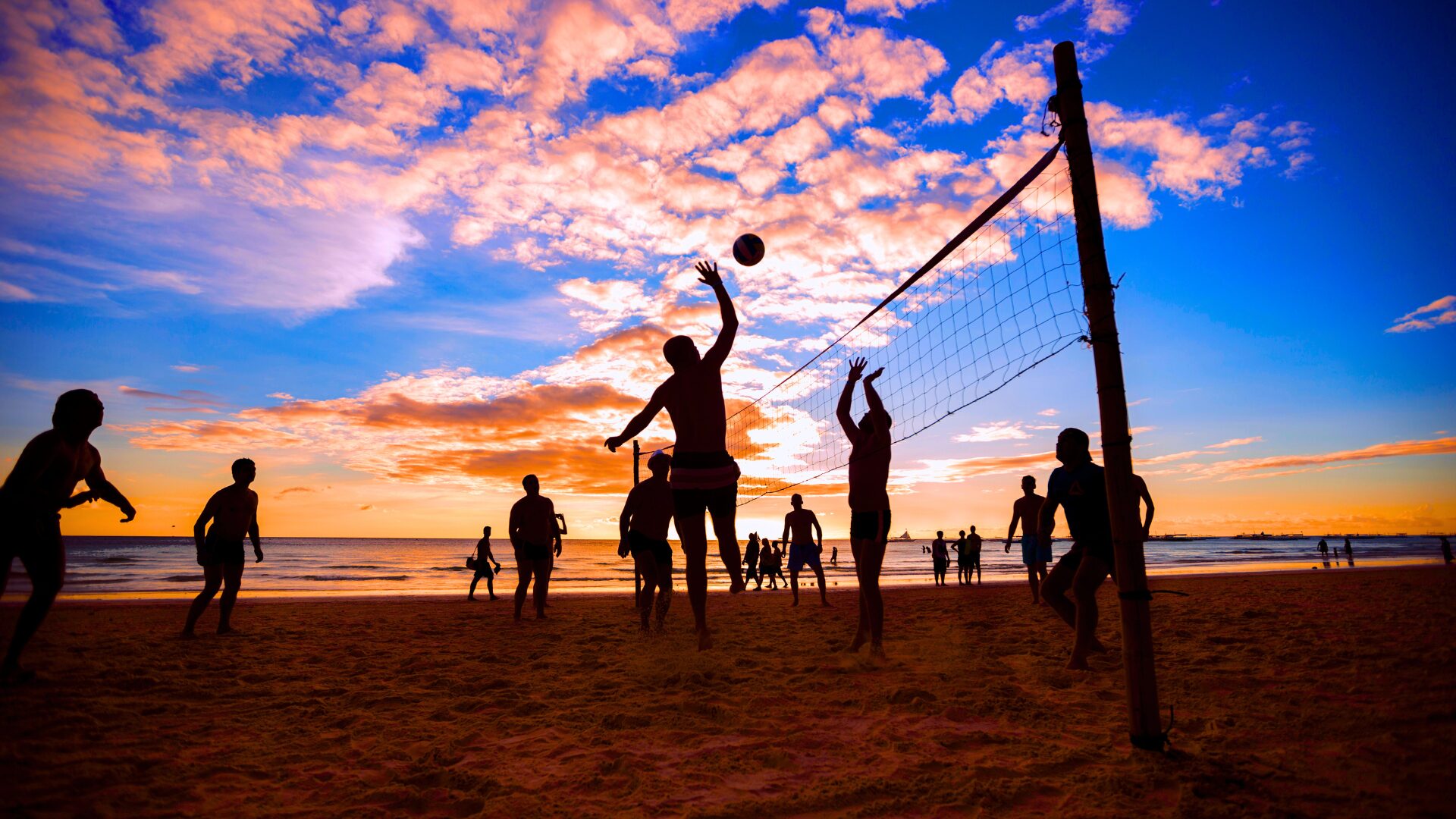 Beach volleyball near Porto