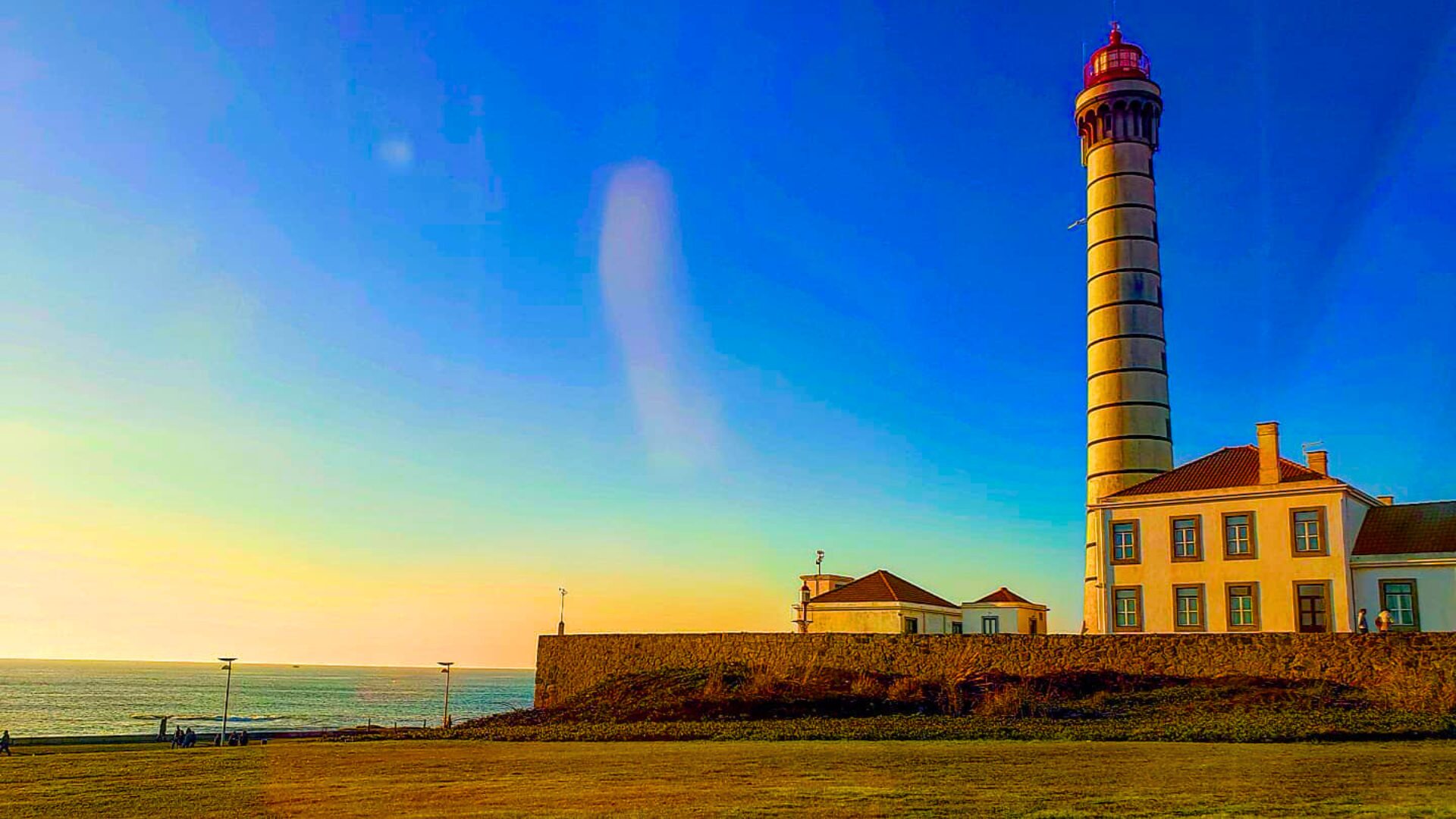 Leça da Palmeira coastline near Porto