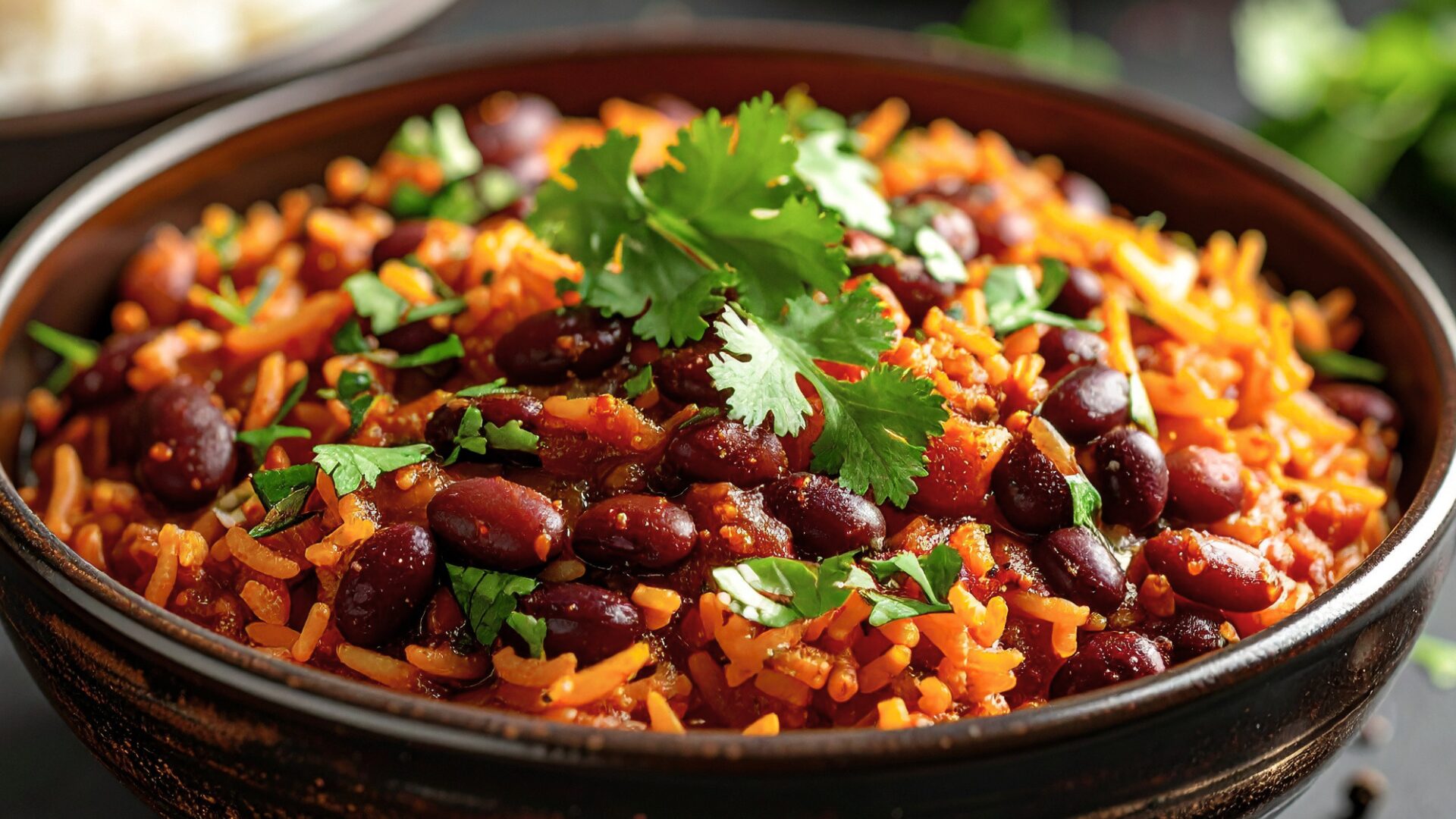Portuguese rice with beans
