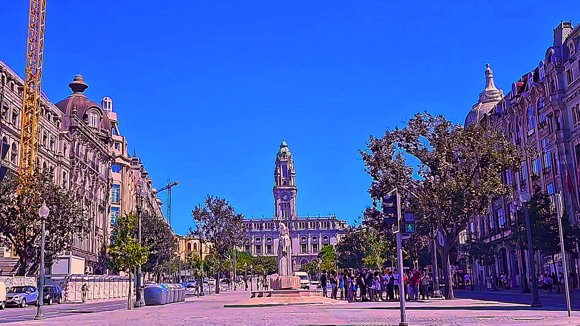 Avenida dos Aliados in Porto
