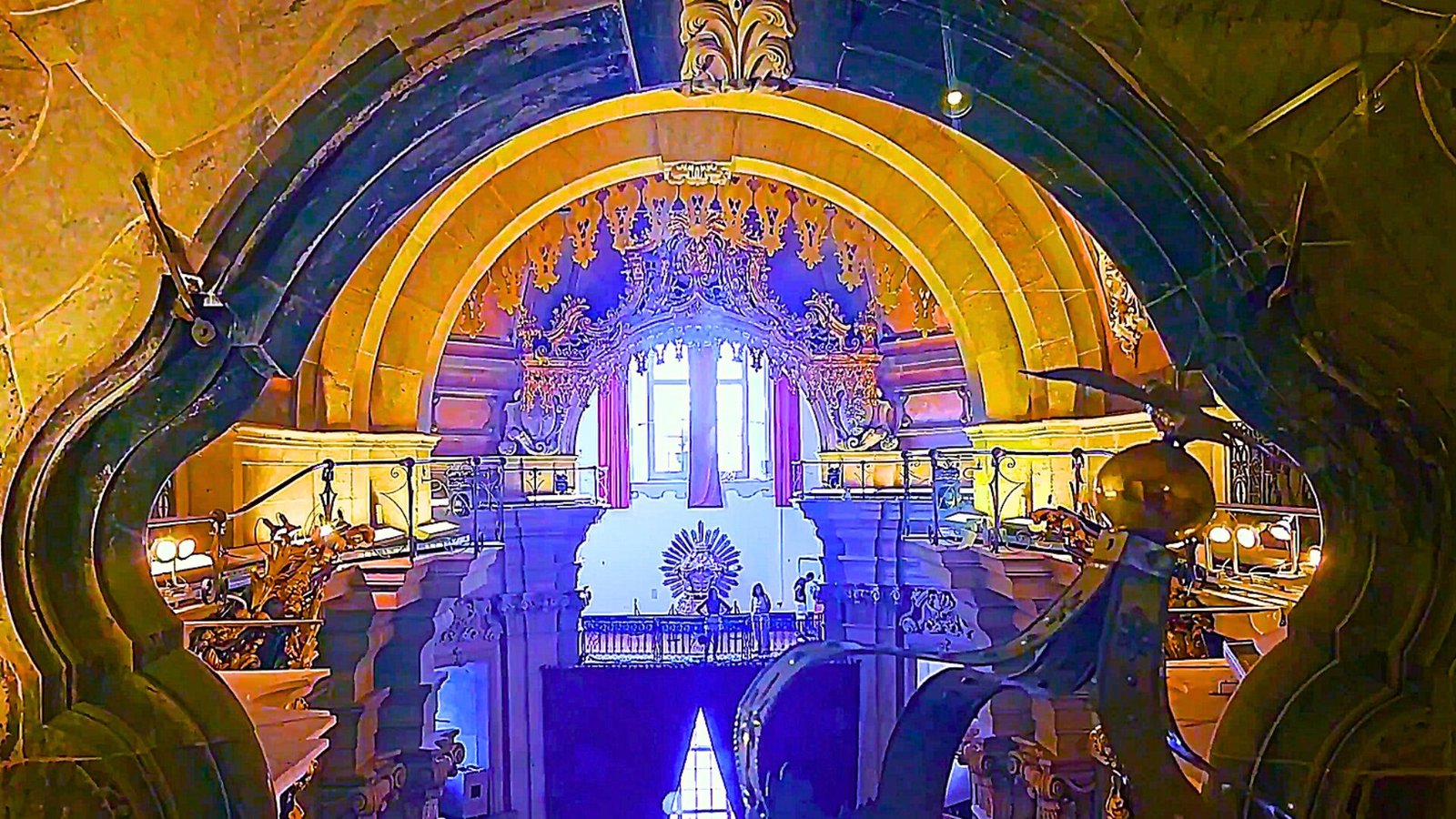 Interior of Clérigos Church in Porto