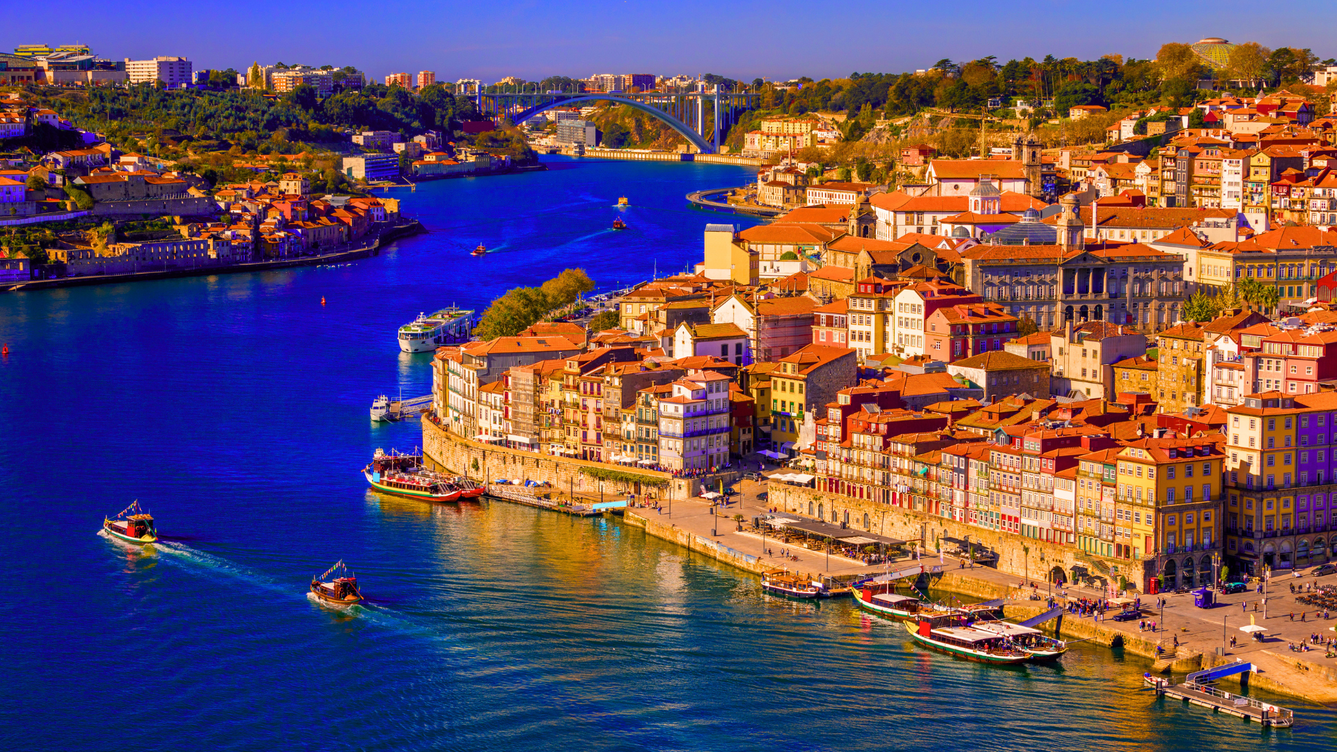 View of Porto City and the Douro River