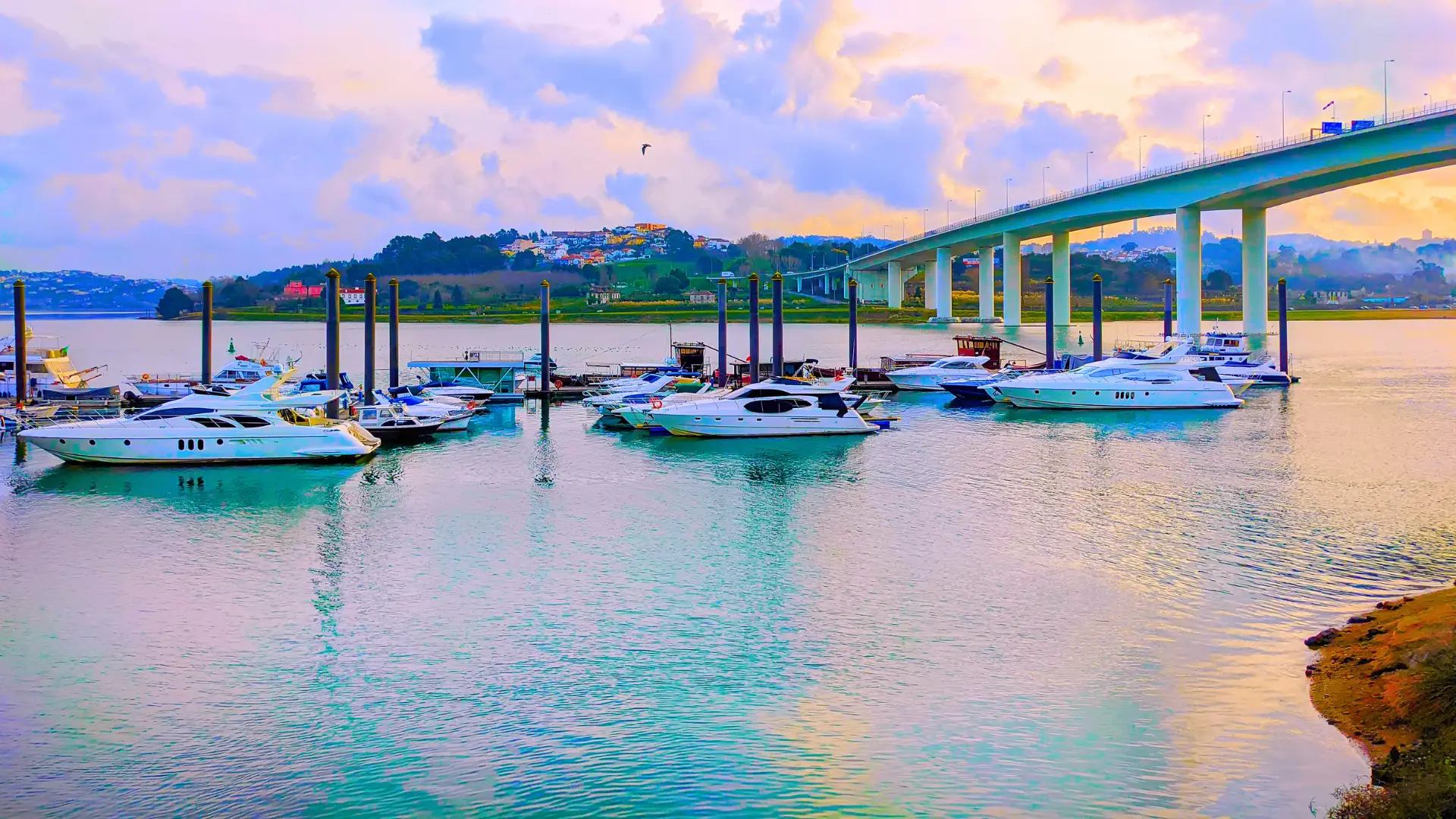 Marina do Freixo by the Douro River in Porto