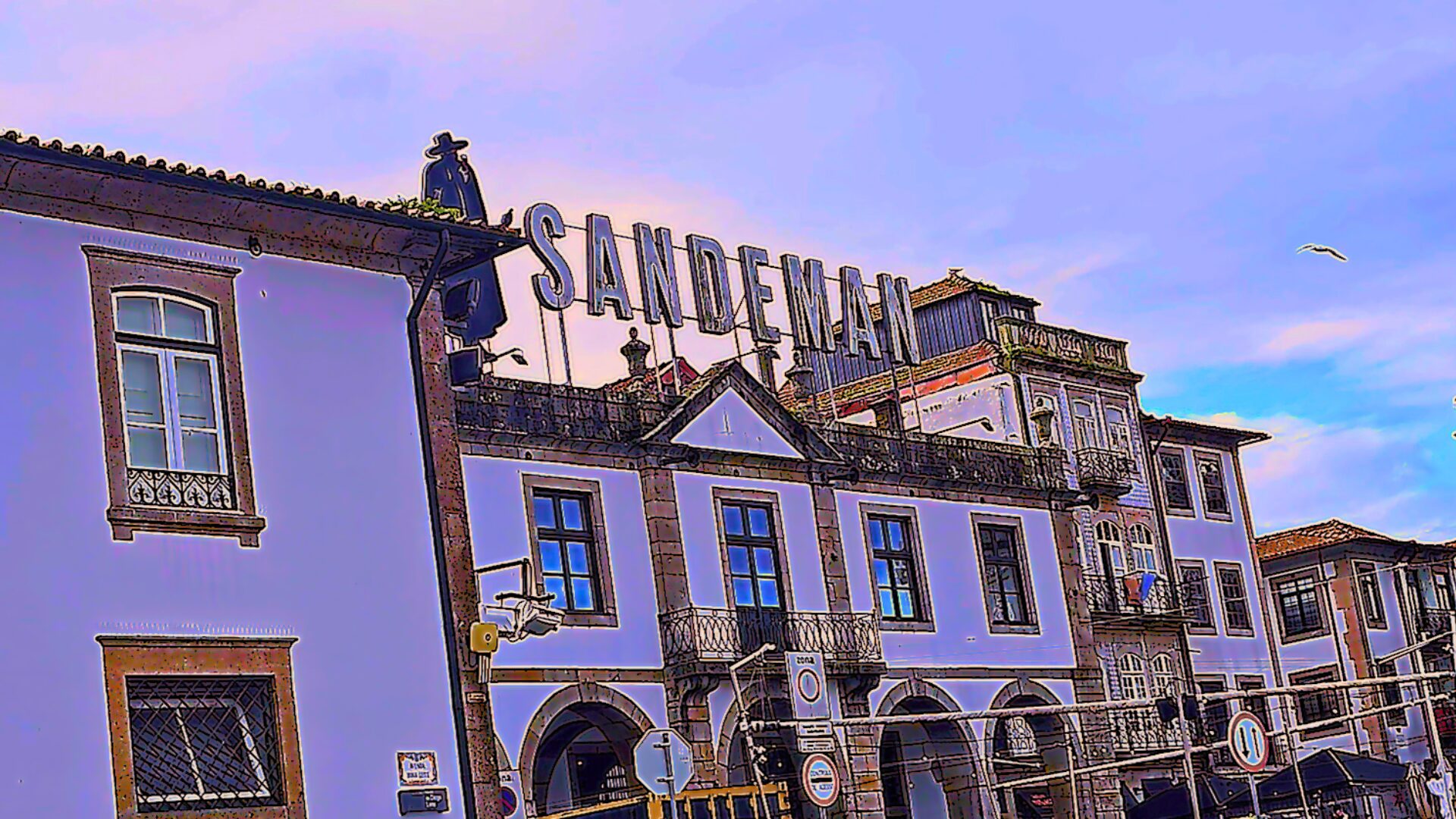 Vila Nova de Gaia riverside and Port wine cellars
