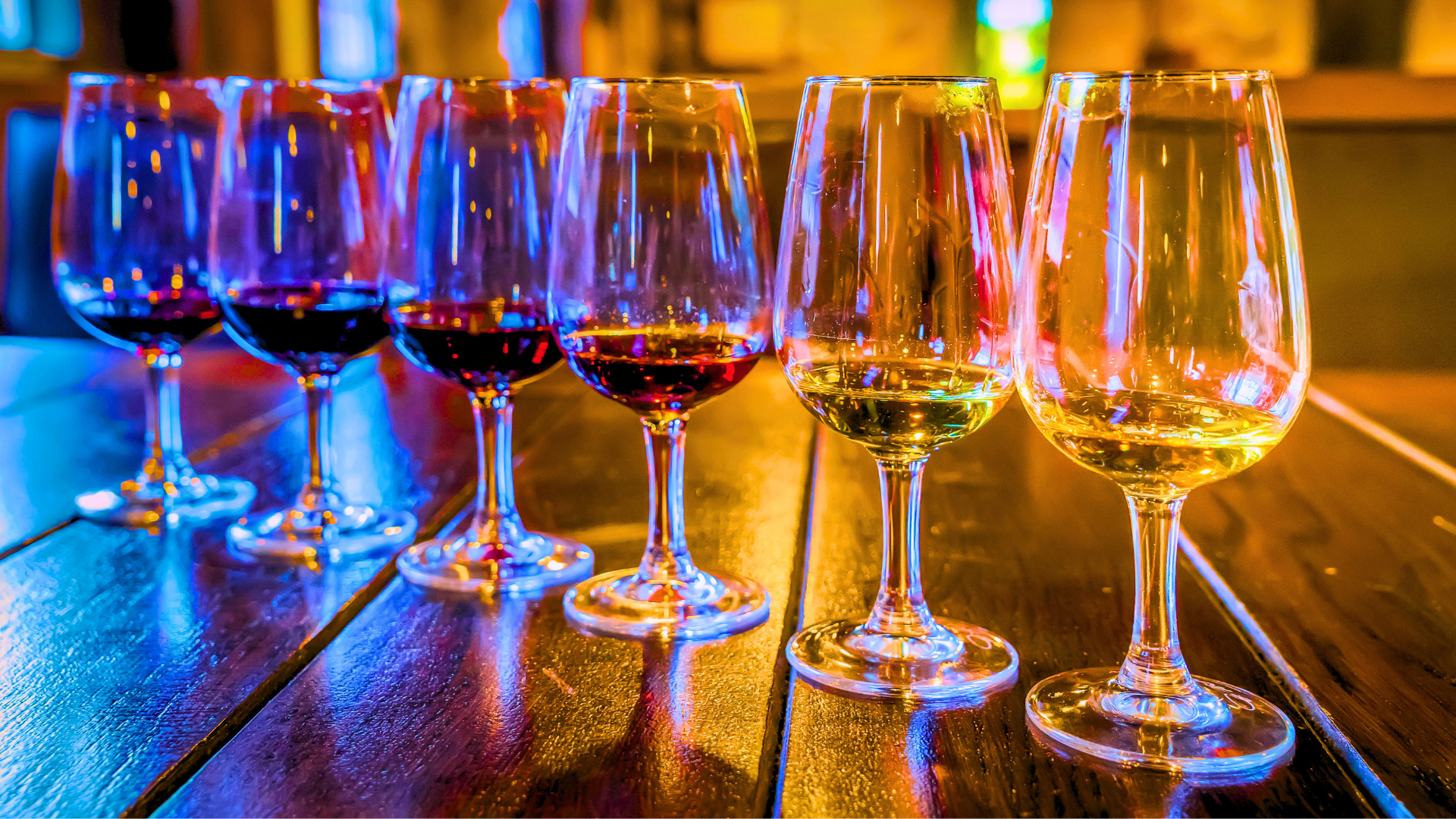 Glasses of Port wine in Porto
