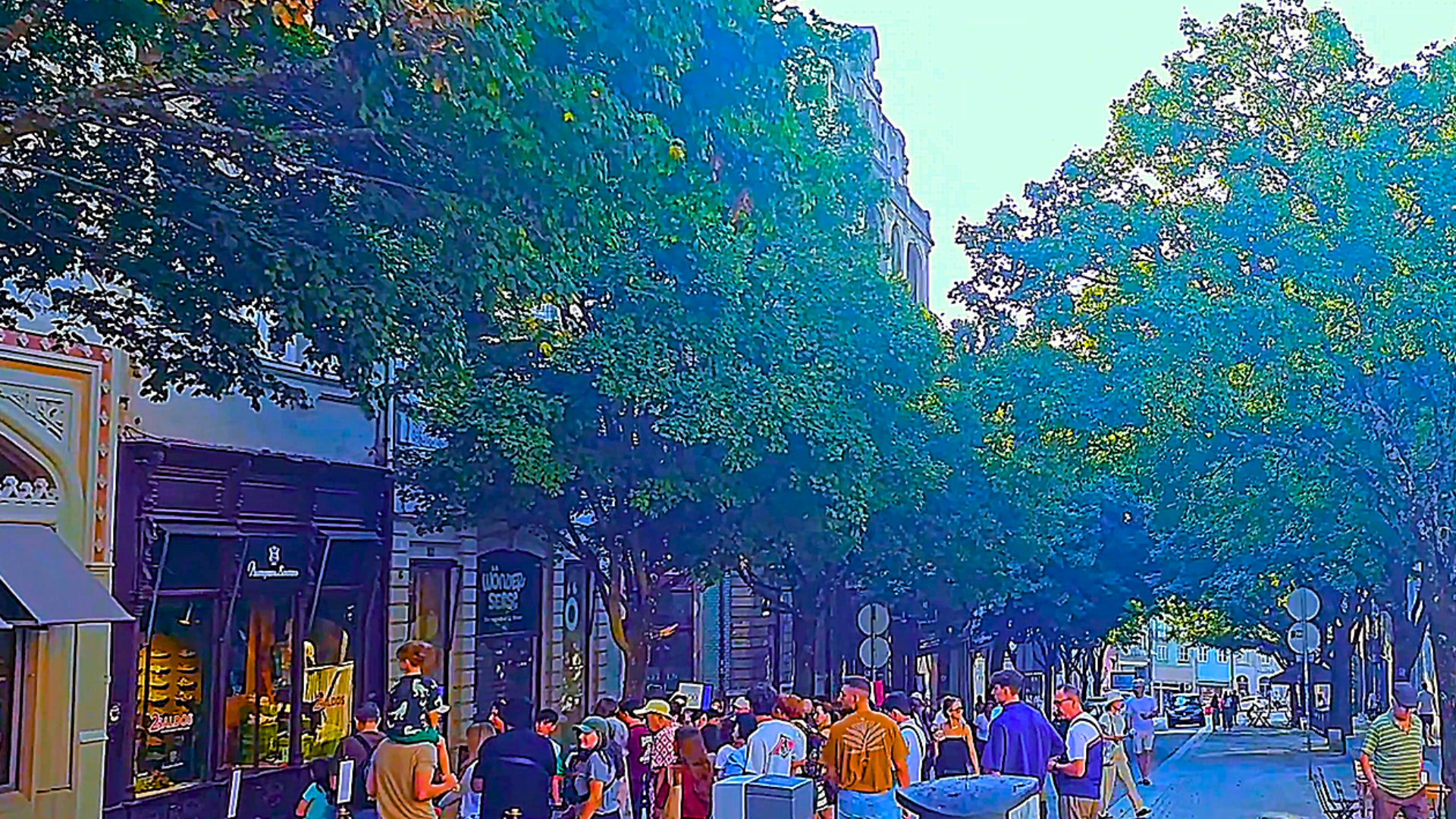 Street near Livraria Lello in Porto