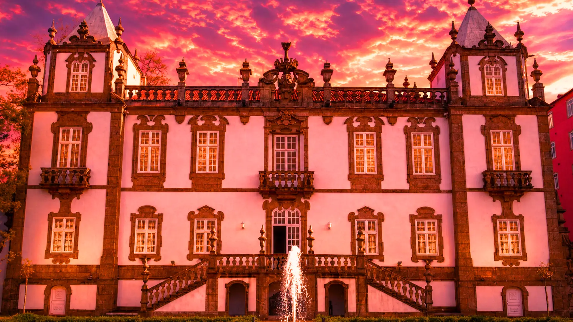 Palácio do Freixo by the Douro River in Porto