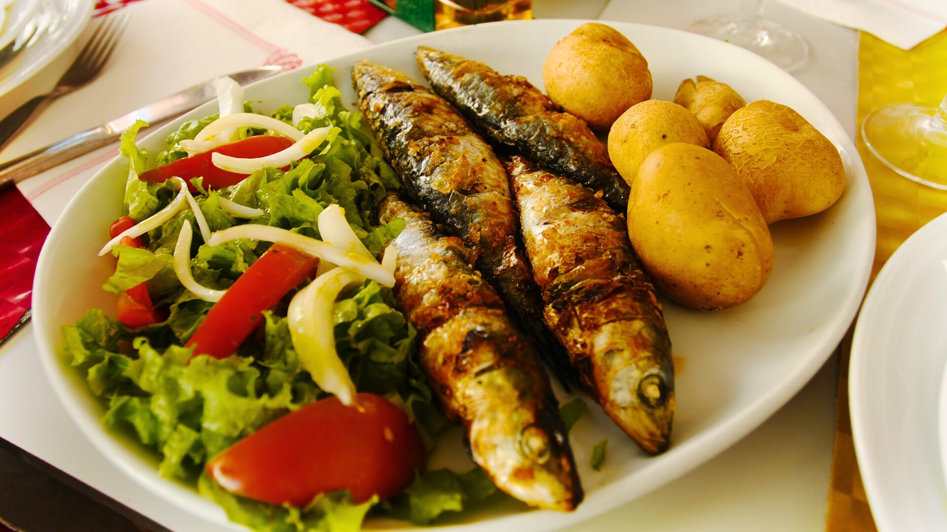 Sardines served in Porto