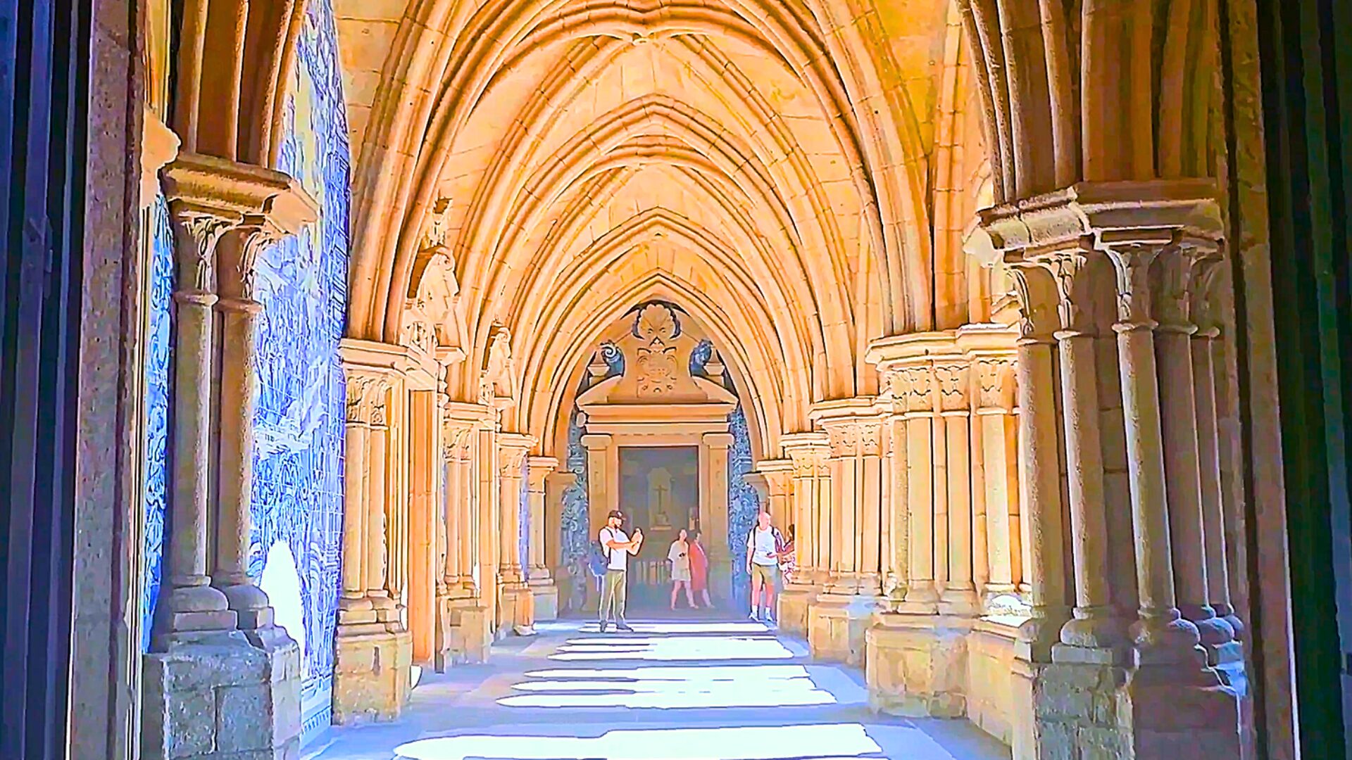 Vaulted corridors at Porto Cathedral