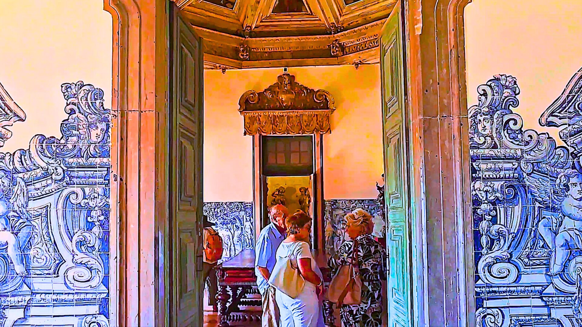 Museum corridor at Porto Cathedral