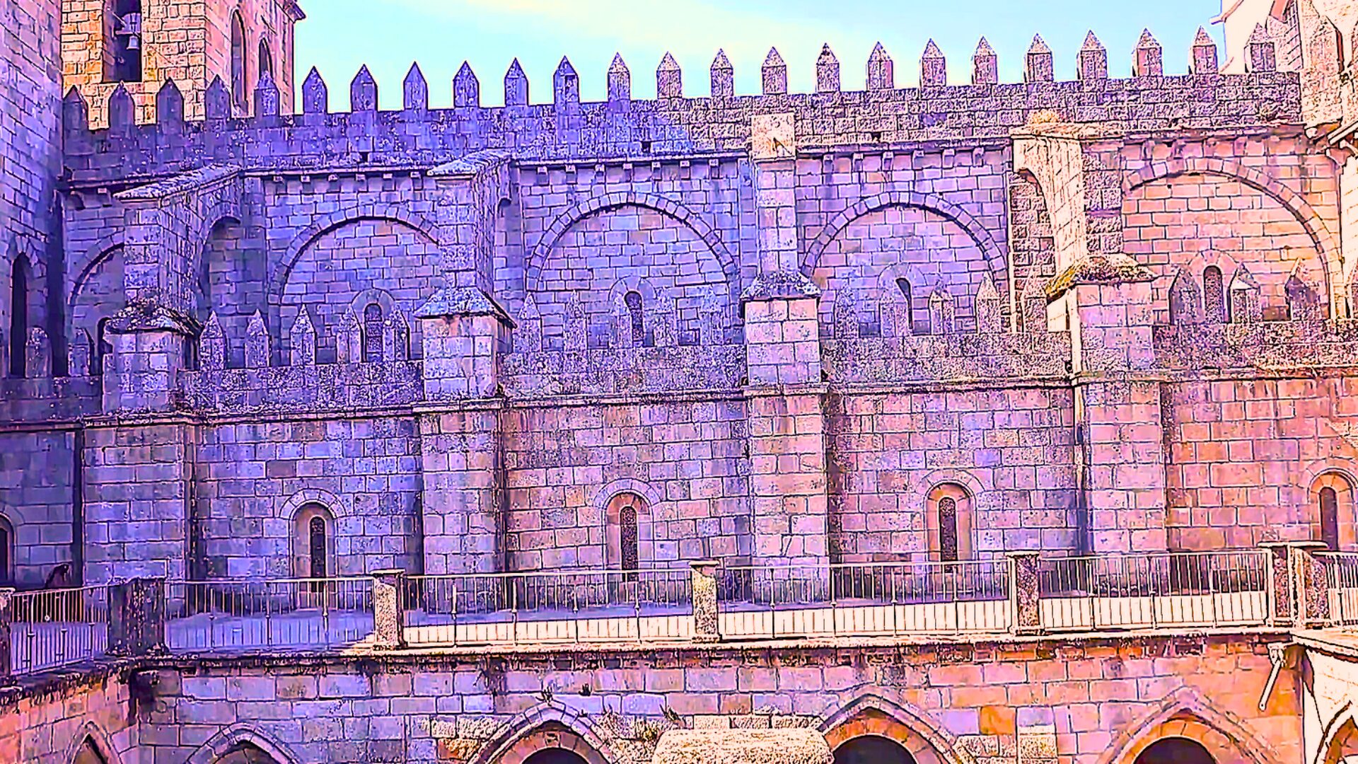 Walls of Porto Cathedral