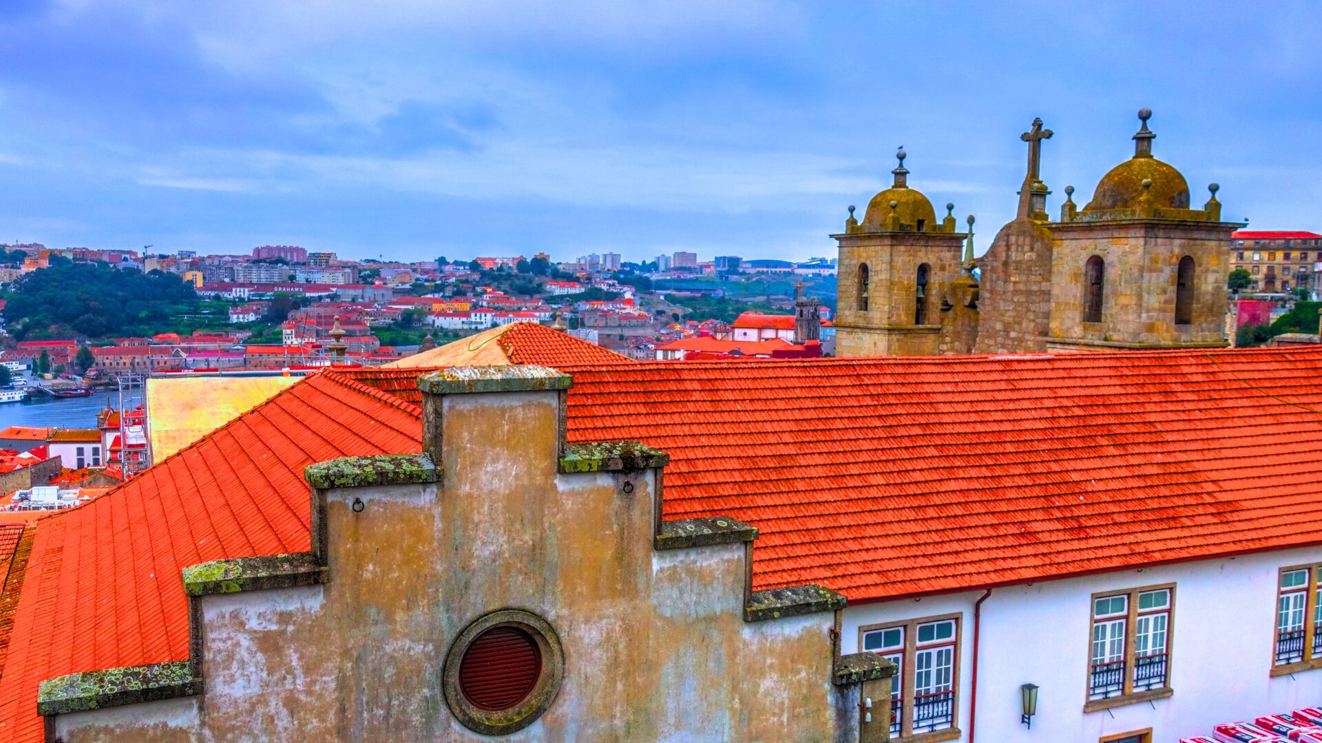 Roof detail of Porto Cathedral