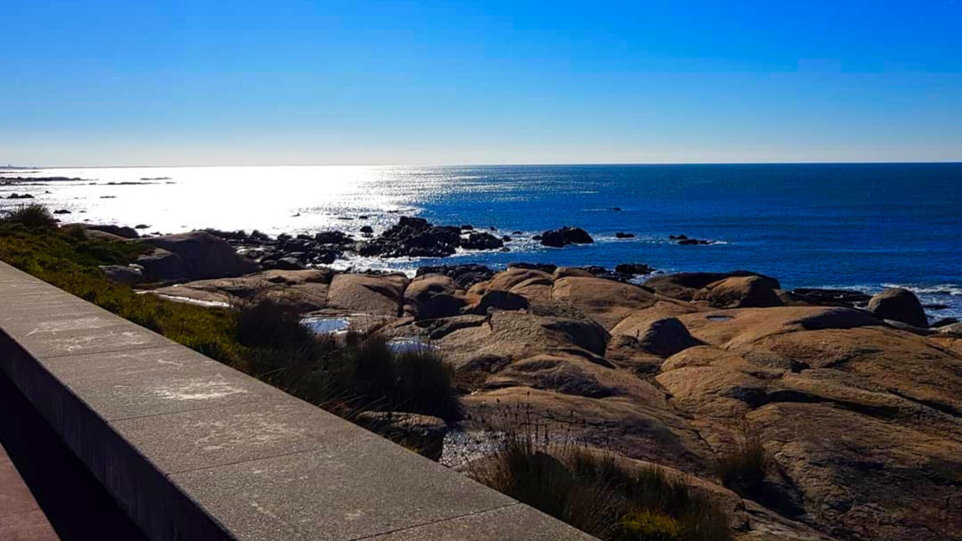 Sea and coastline in Vila Nova de Gaia